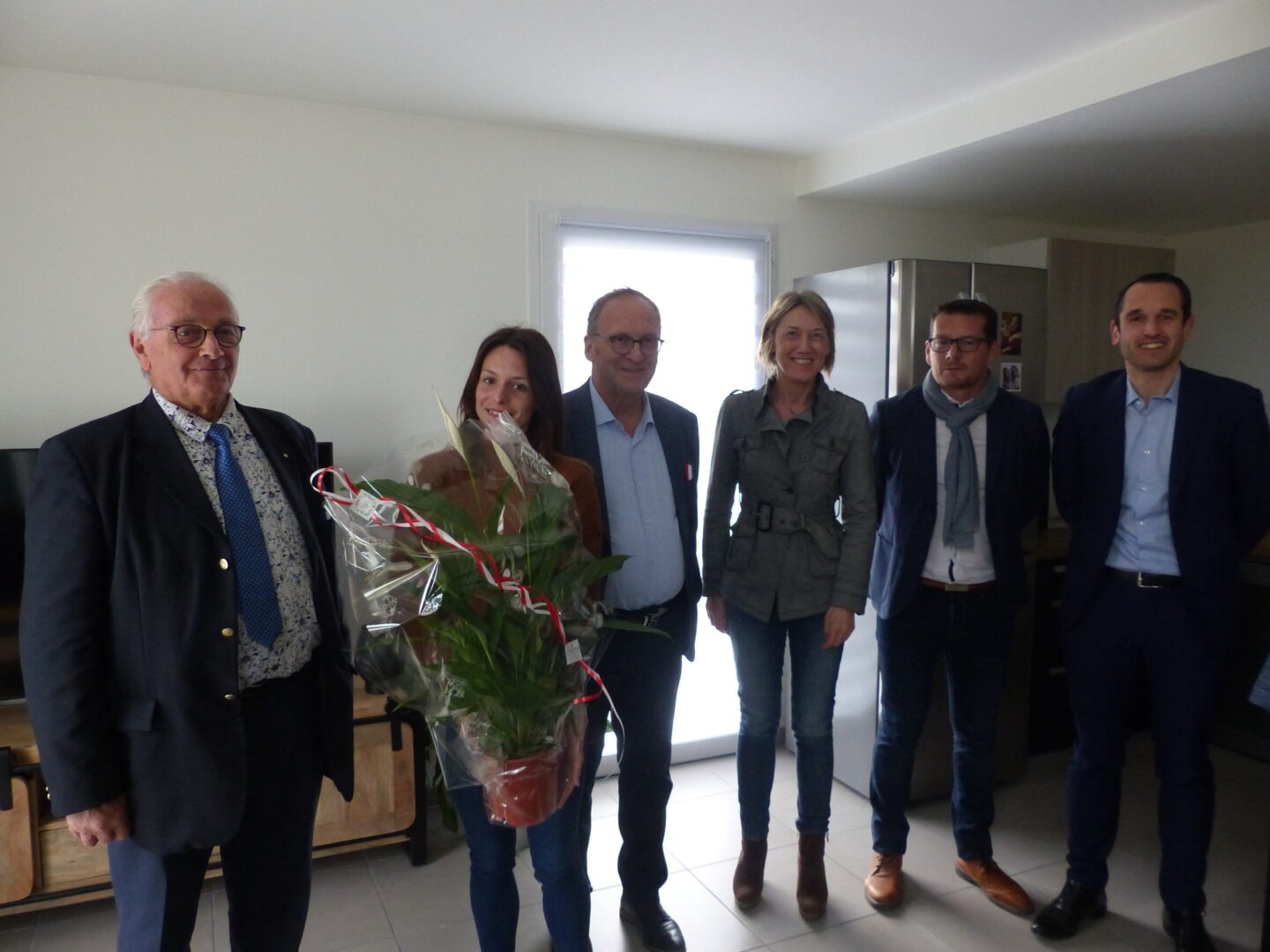 Visite de logement pour l'inauguration de la résidence les Hauts d'Olympe à St Rambert d'Albon - DAH